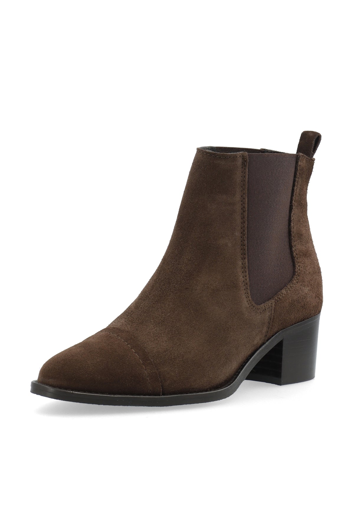 Biacarol Dress Chelsea Boot Suede - Brown