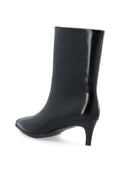 Biaabbie Mid Pull On Boot Faux Leather - Black