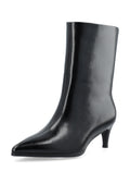 Biaabbie Mid Pull On Boot Faux Leather - Black