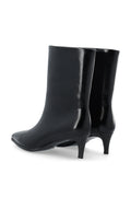 Biaabbie Mid Pull On Boot Faux Leather - Black