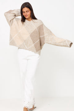 Lai Knit - Beige Mix