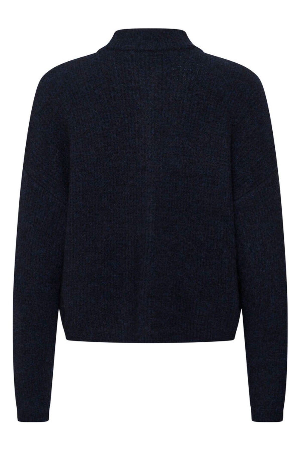 Alphagz Short Cardigan - Navy Melange