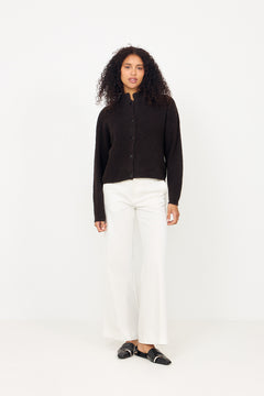 Alphagz Short Cardigan - Ganache Melange