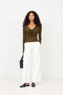 Gzlaily Ls Top - Military Olive