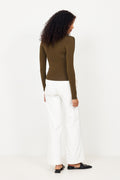 Gzlaily Ls Top - Military Olive