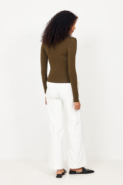 Gzlaily Ls Top - Military Olive