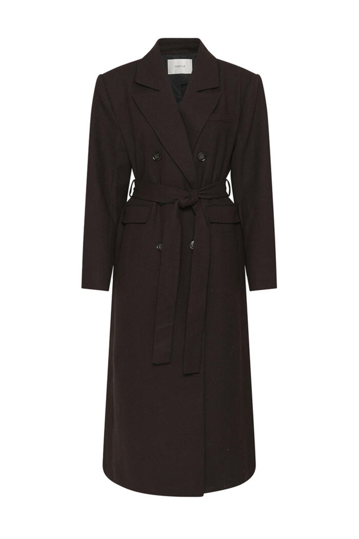 Gzvenja Long Coat - Ganache