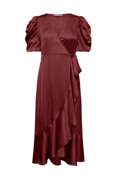Sinda Dress - Deep Burgundy