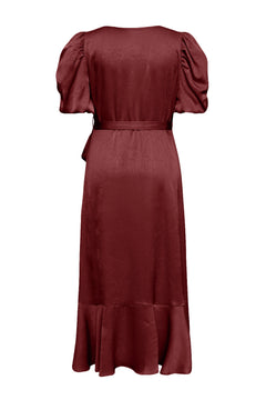 Sinda Dress - Deep Burgundy