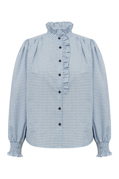 Clova Check Shirt - Light Blue
