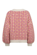 Stavanger Knit Pullover - Off White/Pink