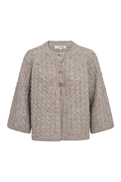 Kabba New Knit Cardigan - Light Brown