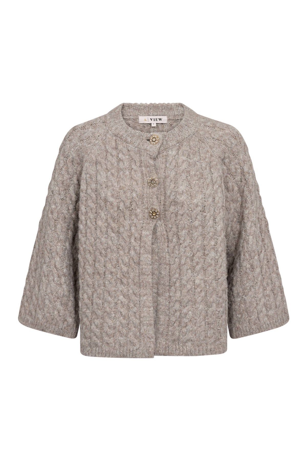 Kabba New Knit Cardigan - Light Brown