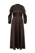 Ferina Dress - Dark Brown