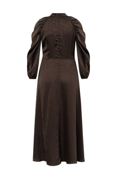 Ferina Dress - Dark Brown