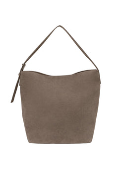 Day Imitation Suede Tote - Major Brown