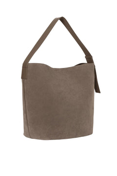 Day Imitation Suede Tote - Major Brown
