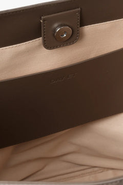 Day Imitation Suede Tote - Major Brown