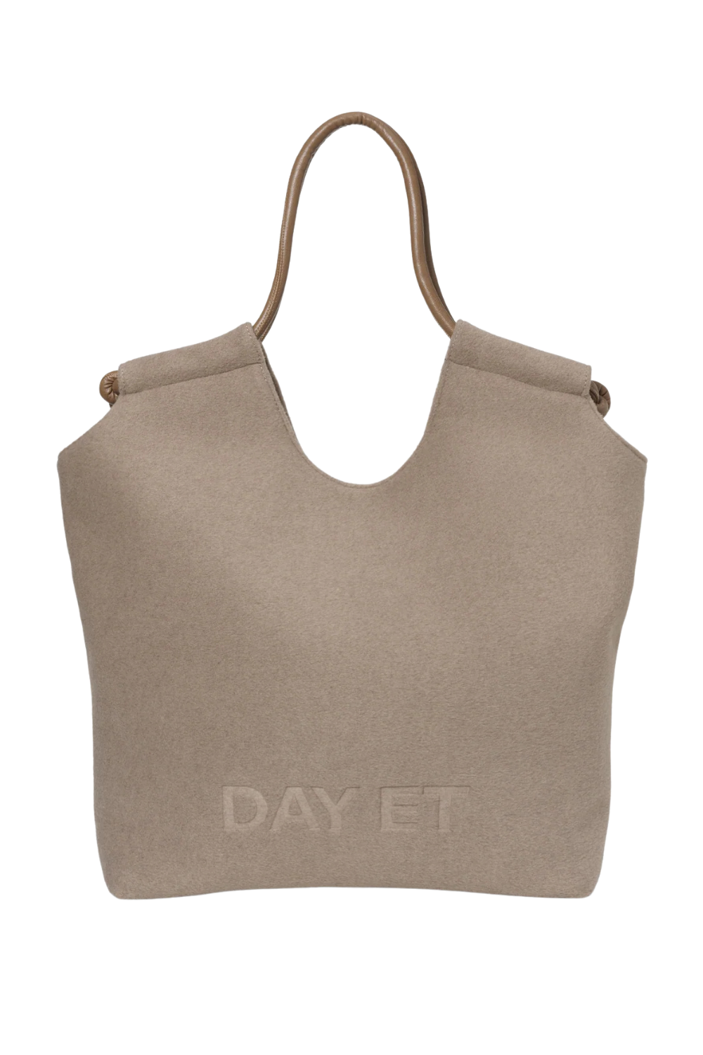 Day Woolen Tote - Chocolate Chip
