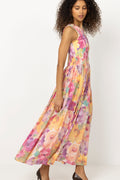 Checks Maxi Dress - Confetti