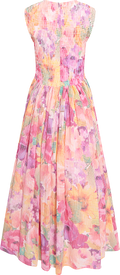 Checks Maxi Dress - Confetti