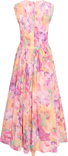 Checks Maxi Dress - Confetti