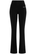Signature Logo Flared Legging - Black