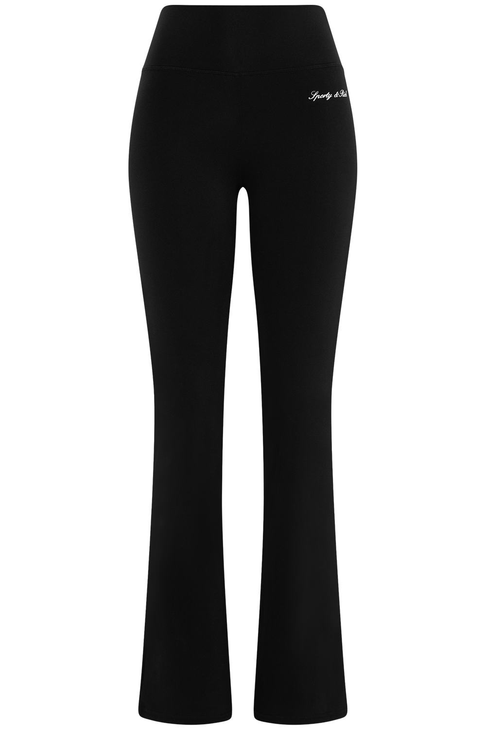 Signature Logo Flared Legging - Black