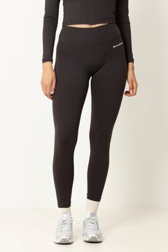 Serif Logo Legging - Cioco White