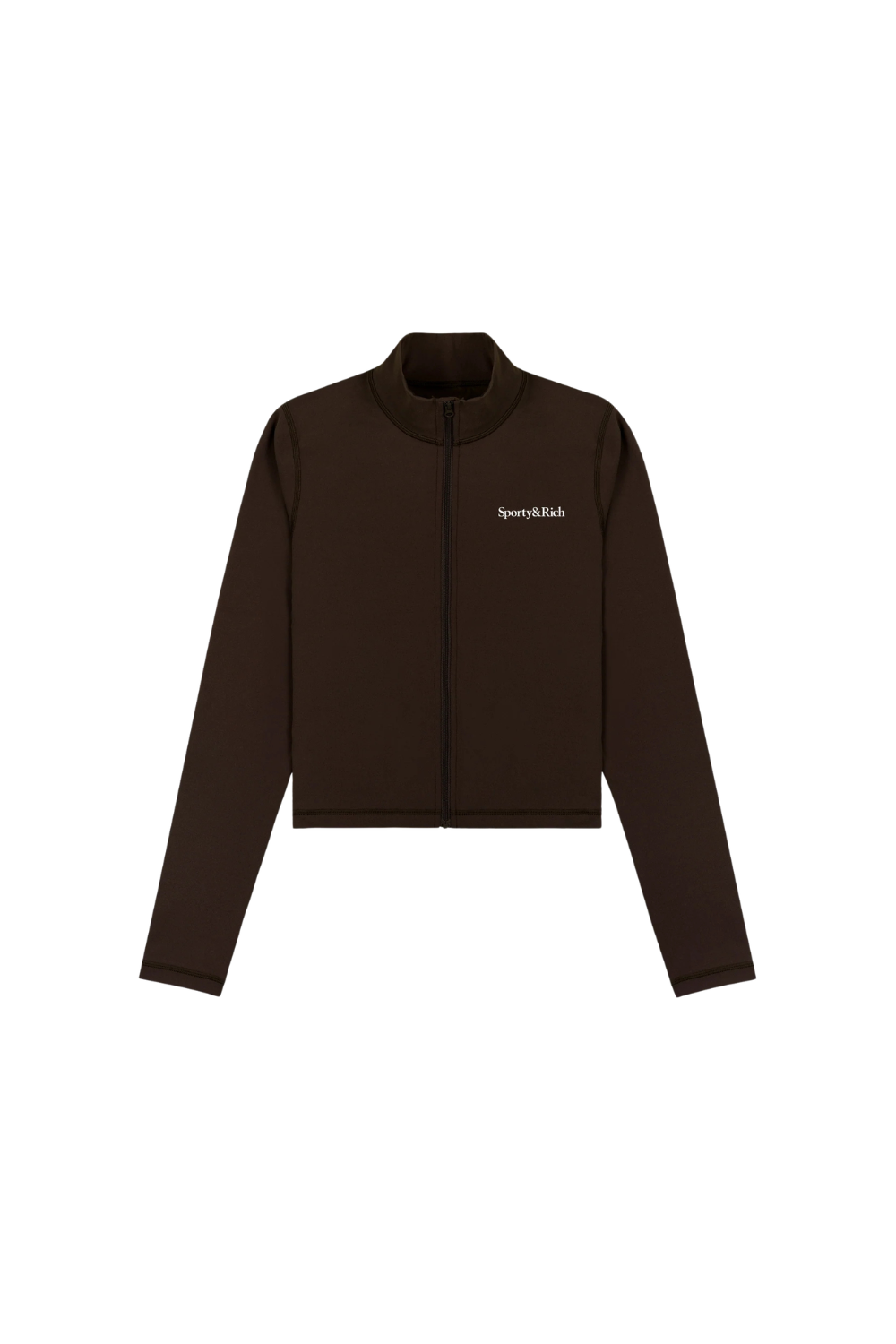Serif Logo Sports Jacket - Cioco White