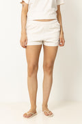 Sr Sport Embroidered Disco Short - Ecru