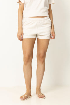 Sr Sport Embroidered Disco Short - Ecru