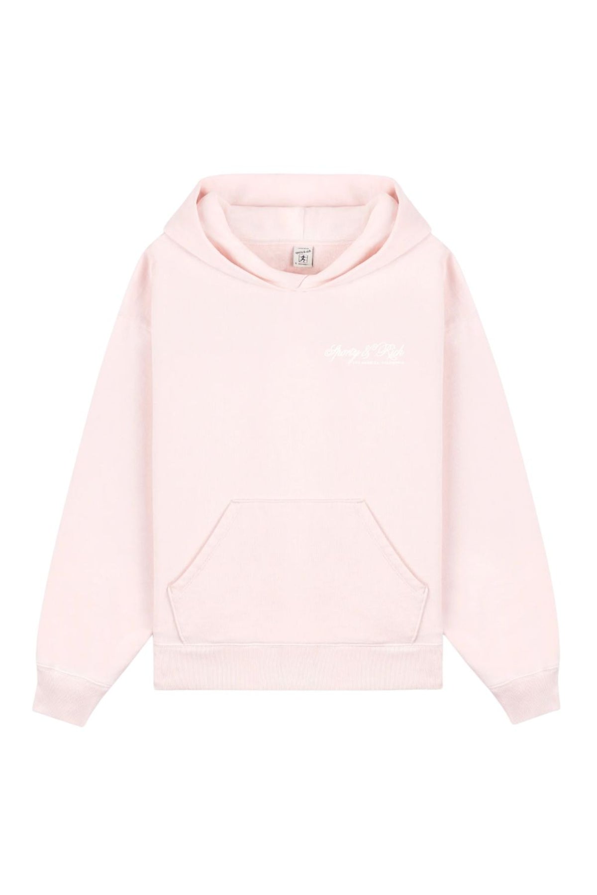 International Hoodie - Clear Pink/White