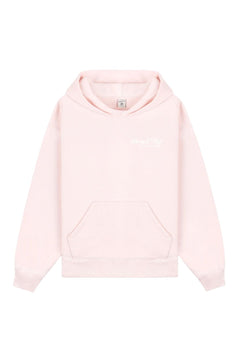 International Hoodie - Clear Pink/White