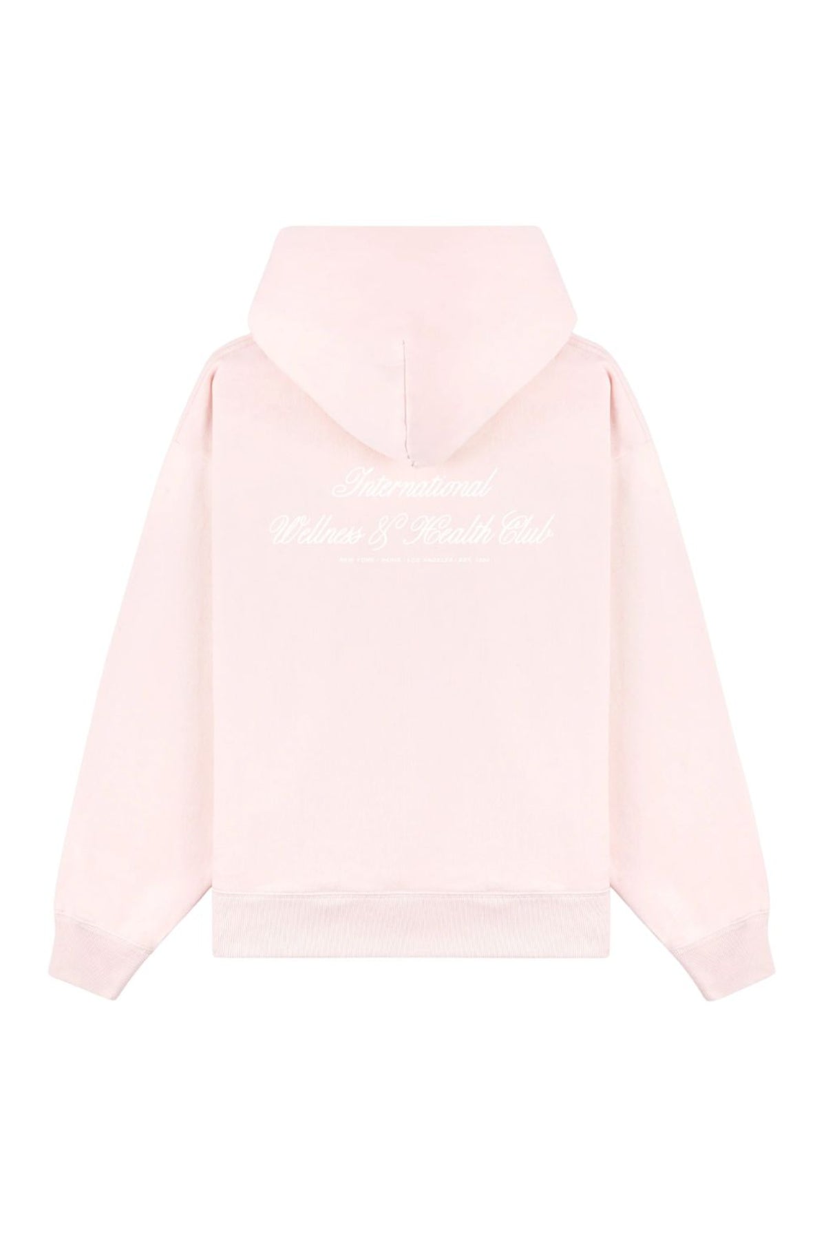 International Hoodie - Clear Pink/White