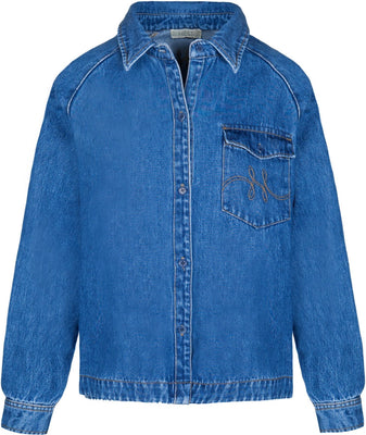 Kylie Shirt - Medium Wash Blue Denim