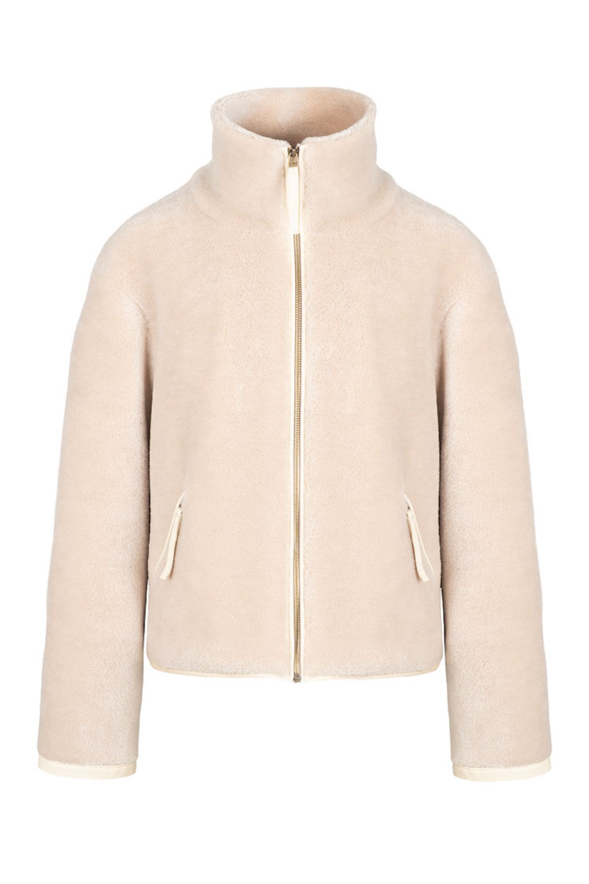 Kellie Shearling Jacket - Beige
