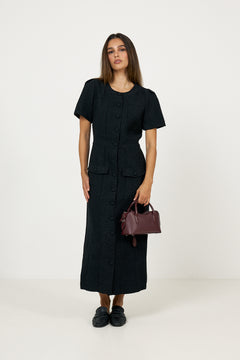 Stassie Midi Dress - Black