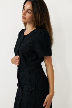 Stassie Midi Dress - Black