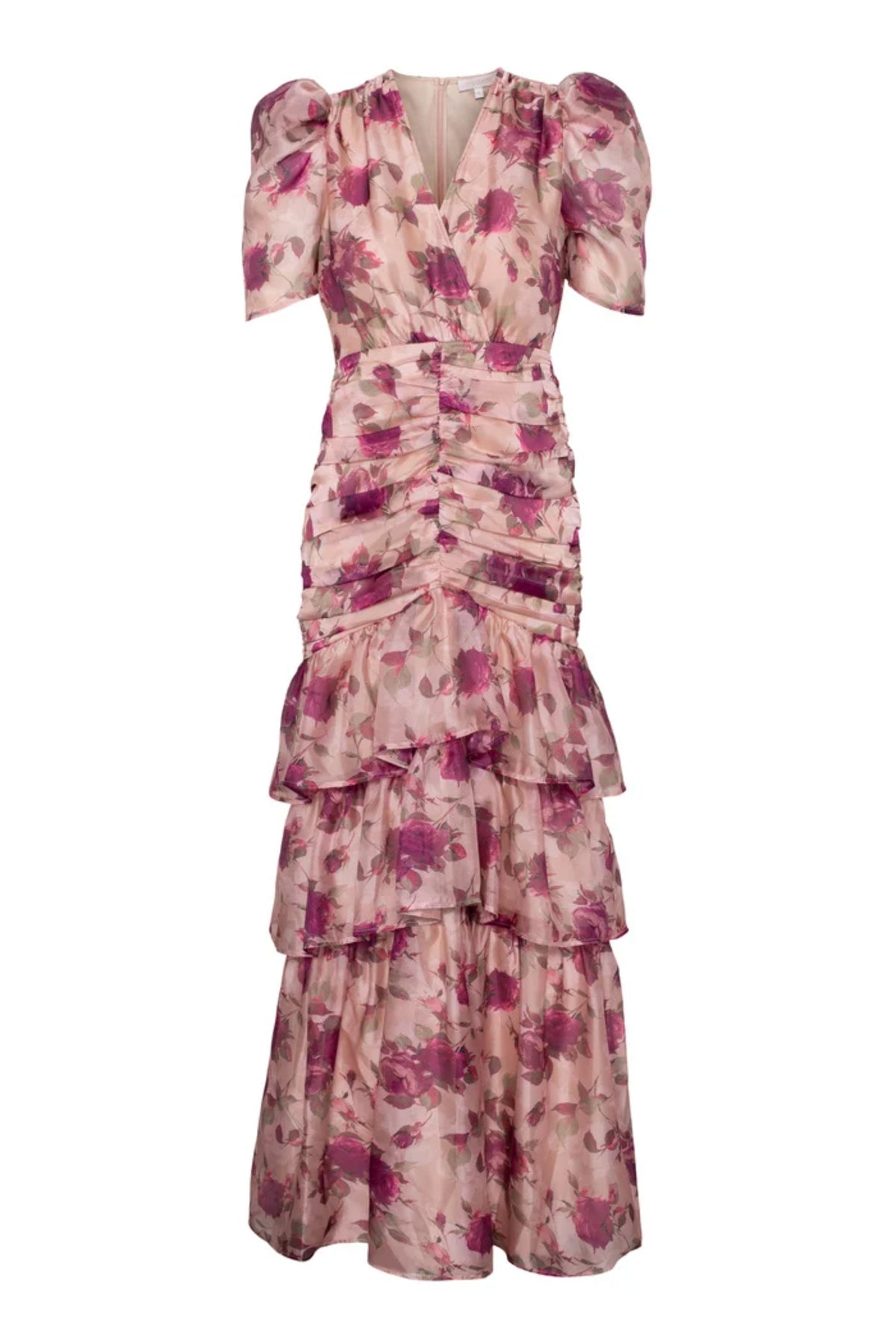 Jenna Maxi Dress - Rose Print