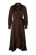 Iza Midi Dress - Espresso