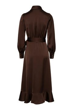 Iza Midi Dress - Espresso