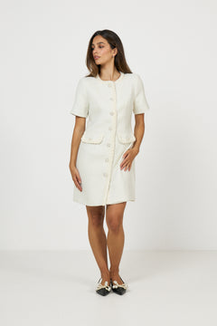 Abbot Mini Dress - White