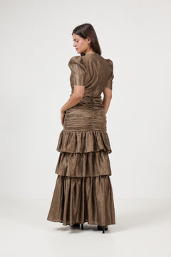 Jenna Maxi Dress - Gold