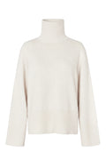 Alpha Knit T-Neck - Cream