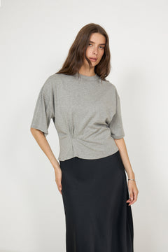 Missouri Tee - Mid Grey Melange