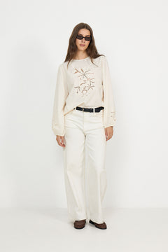 Reims Blouse - Egret