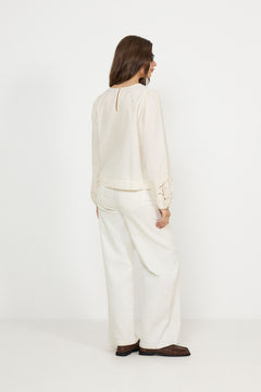 Reims Blouse - Egret