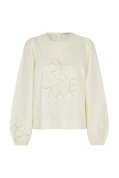 Reims Blouse - Egret