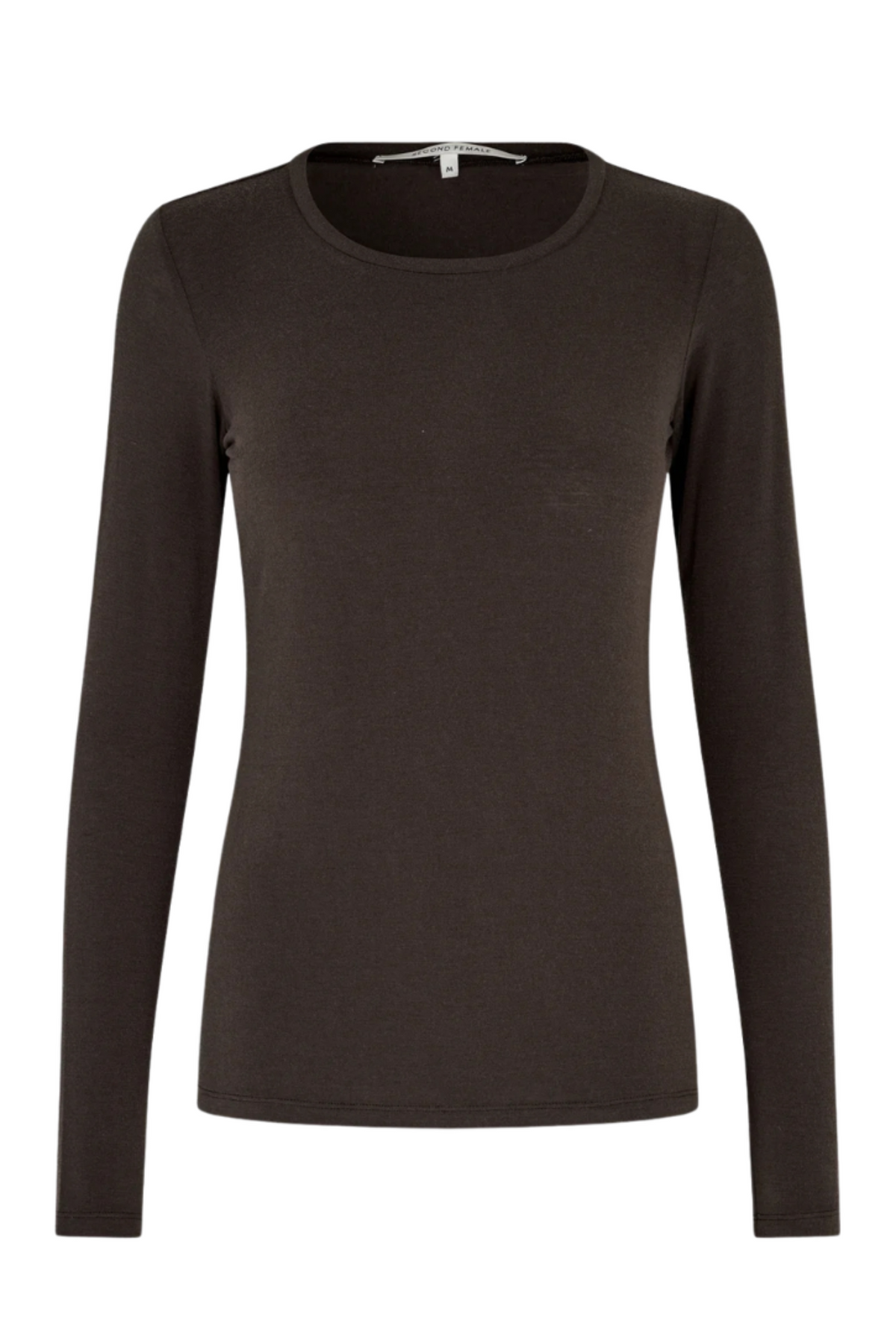 Matima O-Neck Tee - Dark Brown